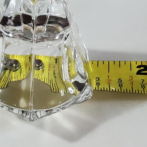 Michael C Fina 24% Lead Crystal Candlestick Holders set 4" made in USA - Picture 11 of 12